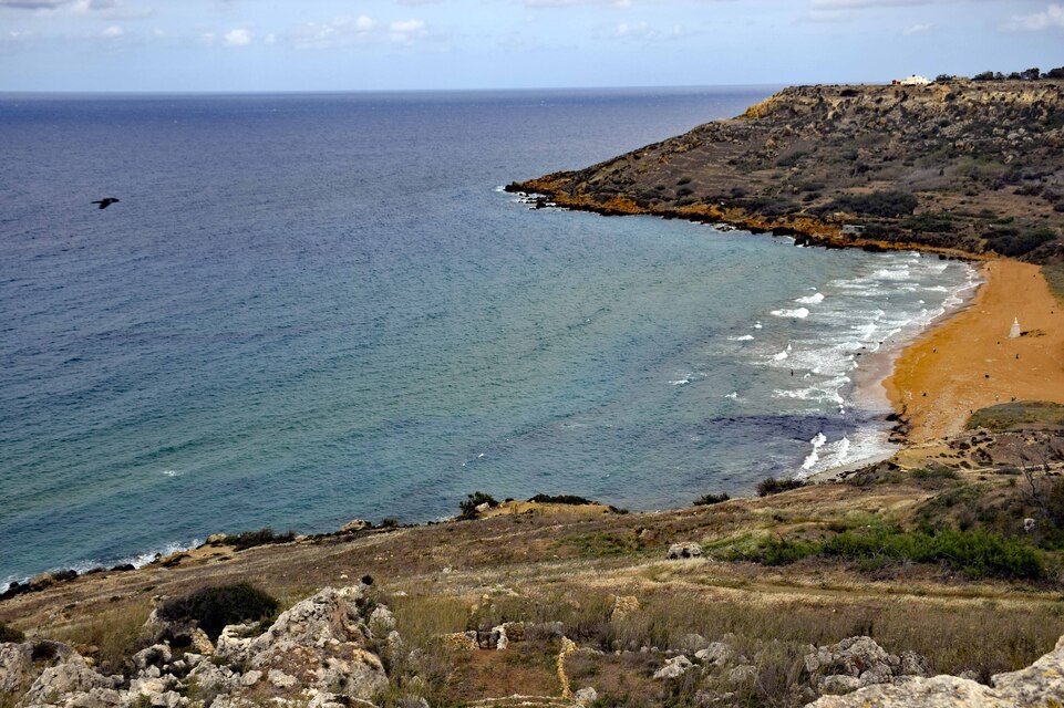 Xagħra - Grotte de Calypso - Panorama sur Ramla Bay