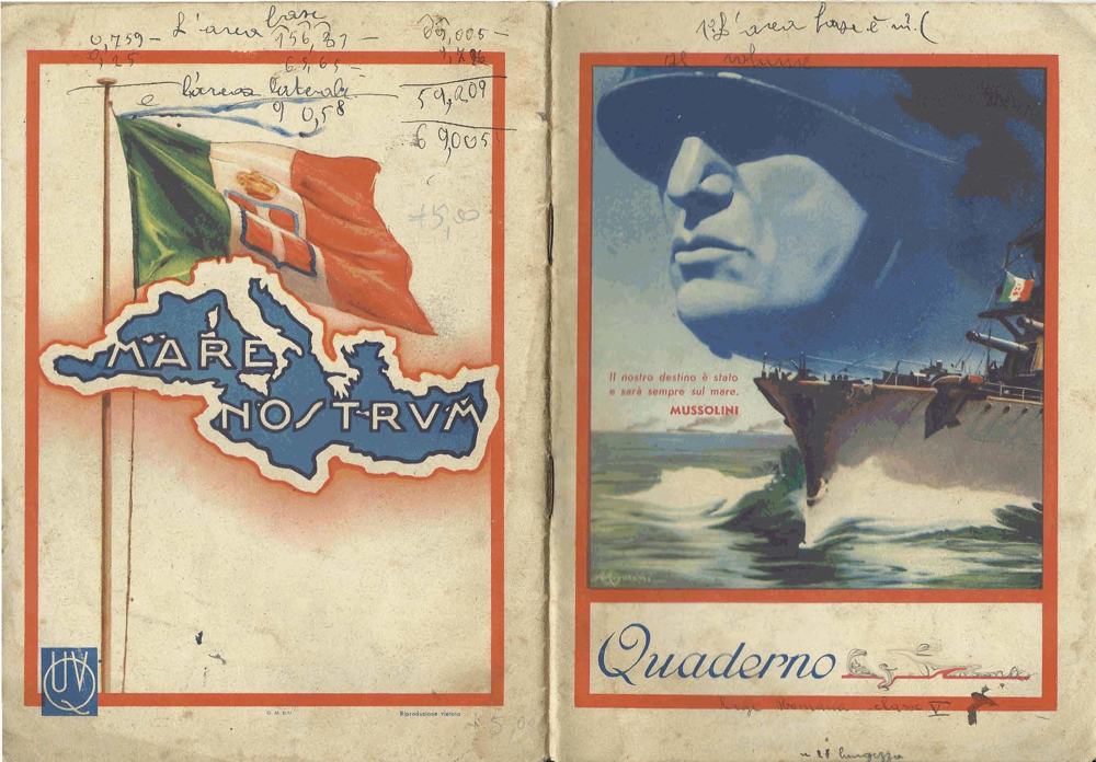 Mare Nostrum" - Quaderno (1940) : PropagandaPosters
