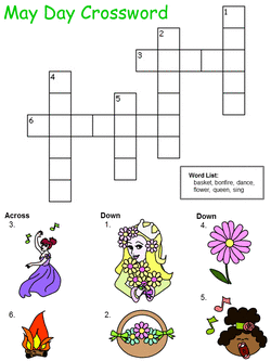 May Day Crossword (with help)
