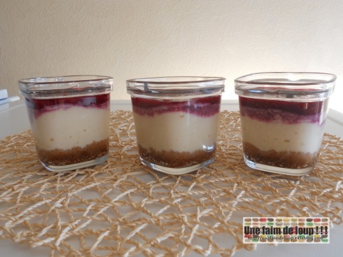 Cheesecake speculoos et coulis fruits rouges (Seb Multi Délices)