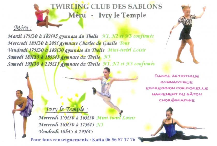  Twirling Club Sablons