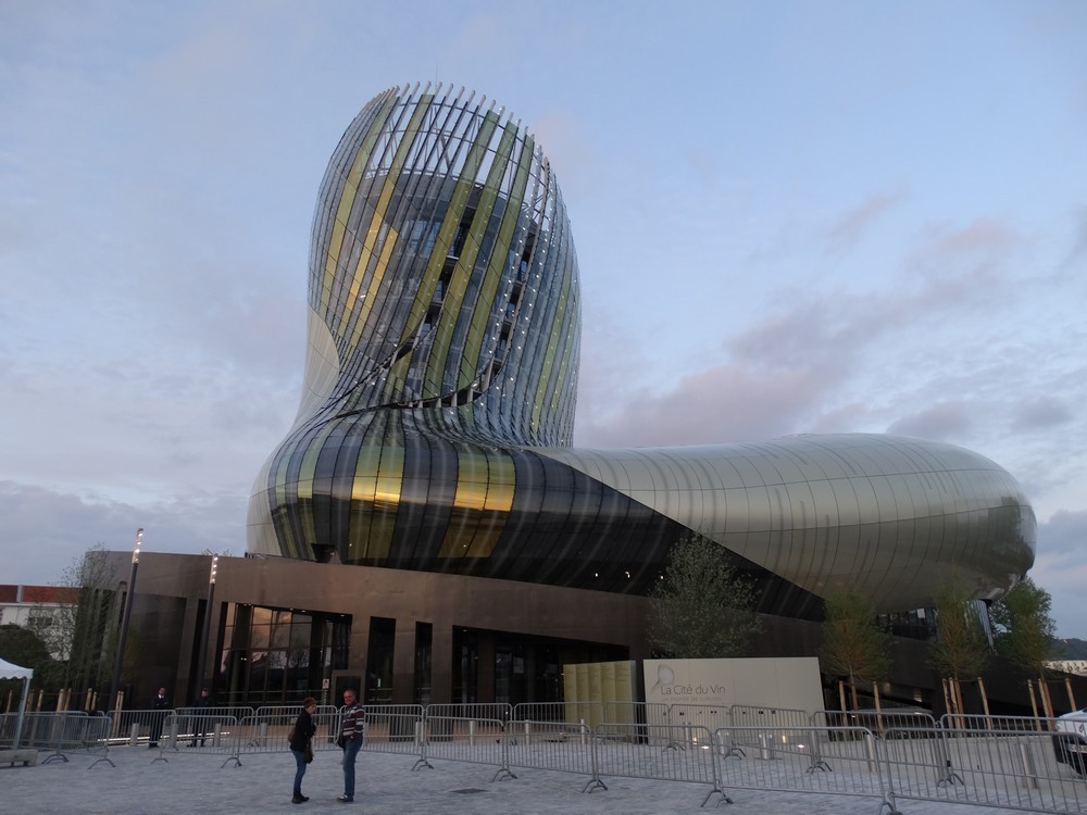 La Cité du Vin à Bordeaux...