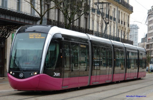 Le tram à Dijon, hier et aujourd'hui...