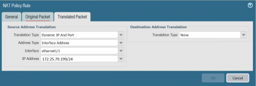 Configuration basique d'un pare-feu Palo Alto (vlan, nat, accès internet)