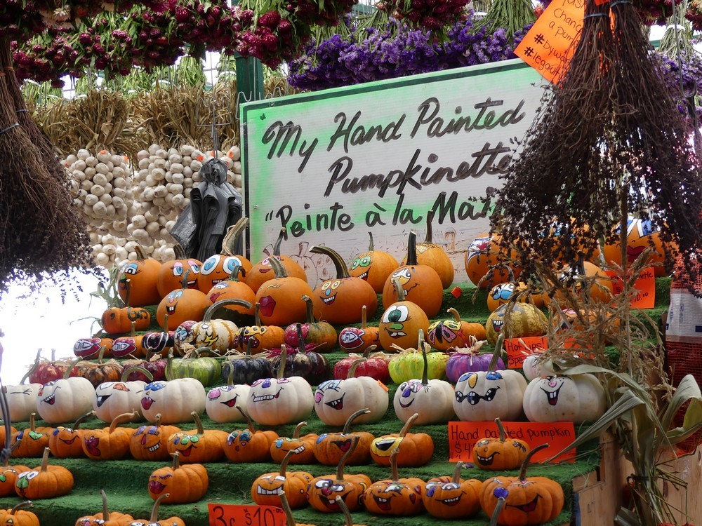 Fête de Thanksgiving et préparation d'Halloween au Canada...