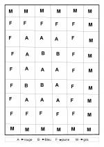 colorier les nombres : 1 à 9