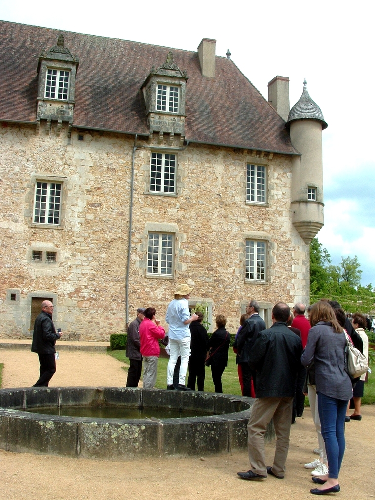L'inauguration ce week end du jardin des sons de la Borie en Limousin.3/3