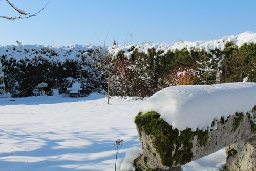 La neige sous le soleil