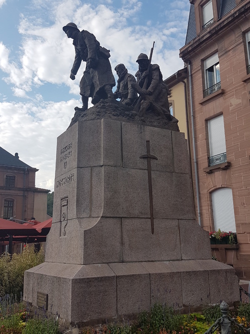 Fontaines et monuments aux morts de raon l'etape.