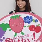 Promotion dans les trains de la fraise de Chichibu 