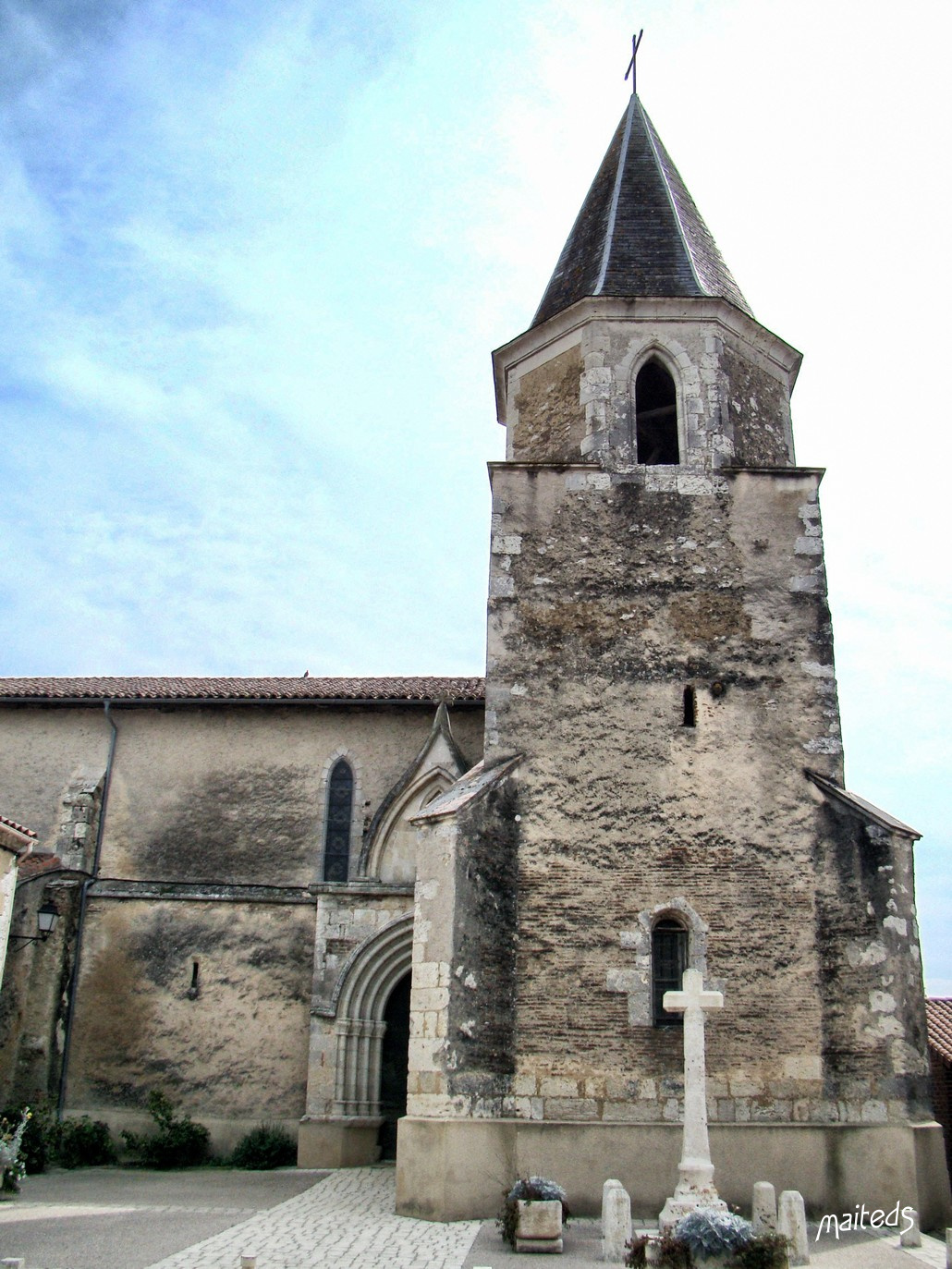 Eglise St-Jean-Baptiste -  Bretagne-d'Armagnac - Gers