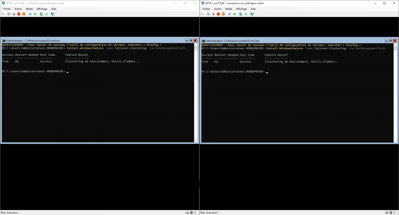 Configurer un serveur SFTP en failover sur Windows Serveur Core 2022