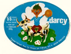 Images présentant des vaches - 1973 à 1986