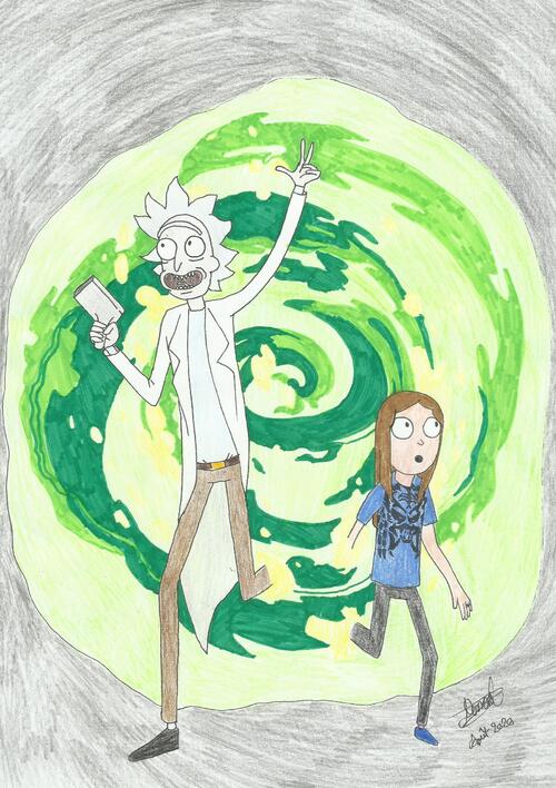 Défi "Rick et Morty" proposé par Léo/Ookamiokoto