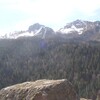 Du sommet du Turon de la Técouère (1067 m), le Rocher d'Aran et l'Ourlenotte