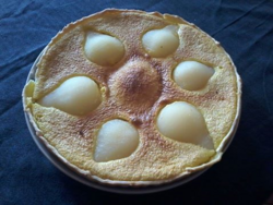 tarte poire amande en poudre