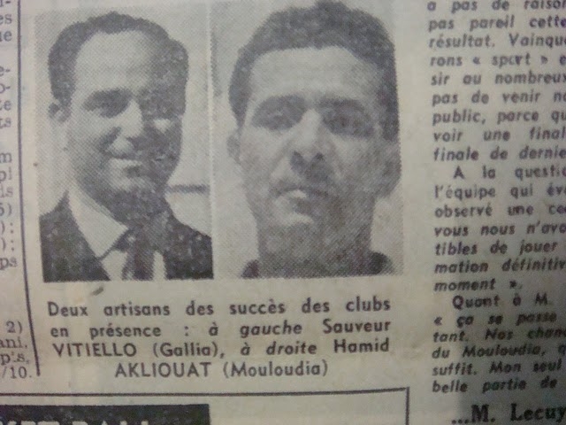 2.5.1954 Pour le titre GSA-MCA 0-0