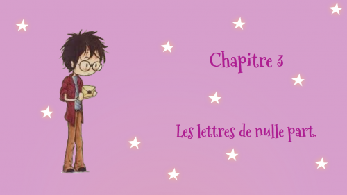 liens extraits vidéos, persos et lieux + résumé chap3 T1 Les lettres de nulle part