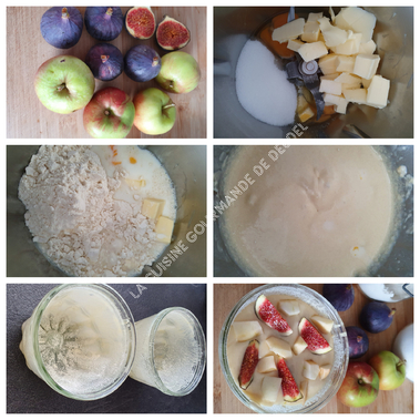 MUFFINS FIGUES ET POMMES AU THERMOMIX