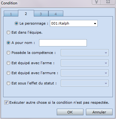 Tutoriel part 2"Les condition et les choix"