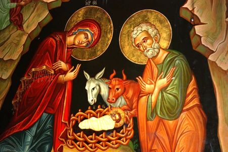 Icone de la naissance de Jésus