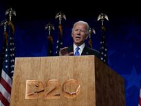 Joe Biden, 77 ans, a formellement accepté l'investiture du parti démocrate pour l'élection présidentielle du 3 novembre