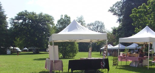 La nature en fête à la Croix-en Touraine le 6 juin 2021 - stand de bijoux sylvie le brigant