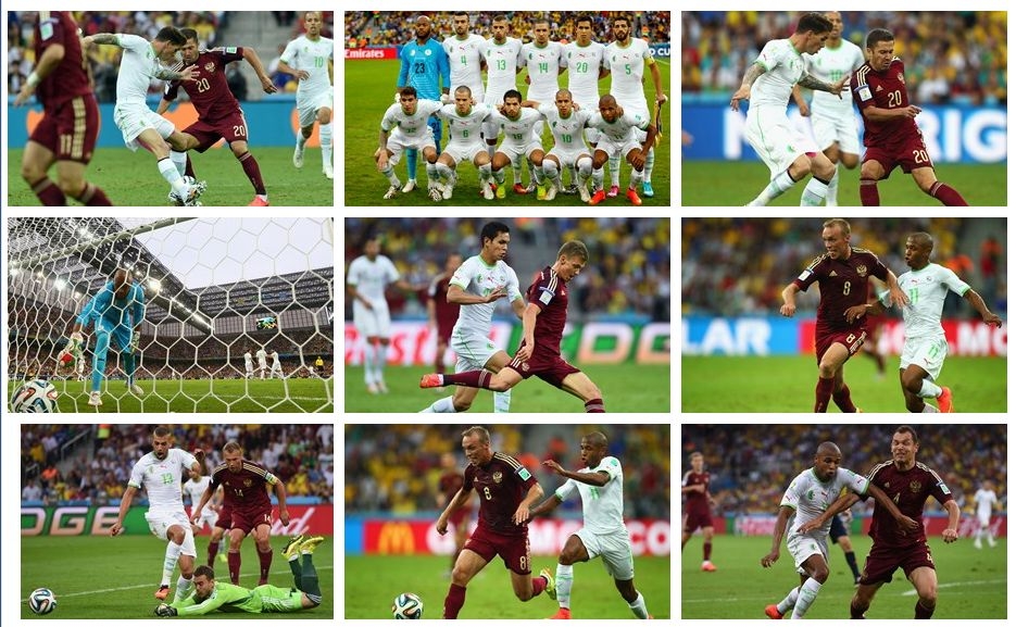Jeudi 26.6.2014 à Curitiba Russie-EN 1-1 qualification historique