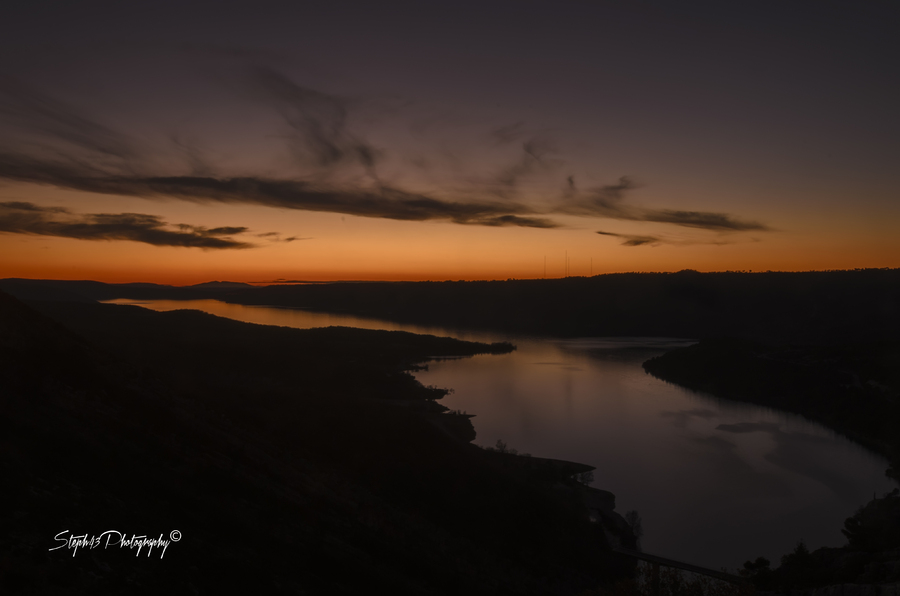 Coucher de Soleil sur le Lac de Sainte-Croix 