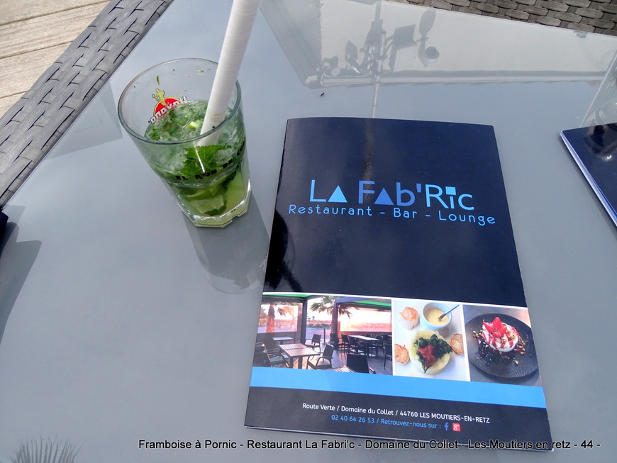 Restaurant LA FAB'RIC Domaine du Collet - Moutiers en Retz - 44 -