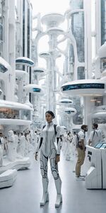 books futuristic city 