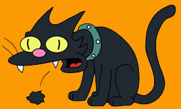 Chat dans les simpson