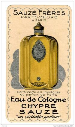                                                             les parfums en 1900;