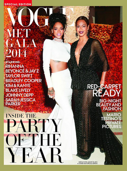 Beyoncé et Rihanna en couverture de Vogue édition spéciale MET GALA !