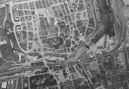 Calais - Centre-ville en 1949, le temps de la reconstruction (remonterletemps.ign.fr)