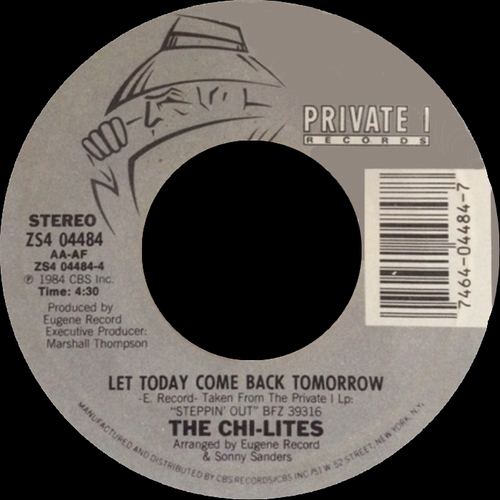 The Chi-Lites ‎: " Steppin' Out " Private I Records BFZ 39316 [ US ]