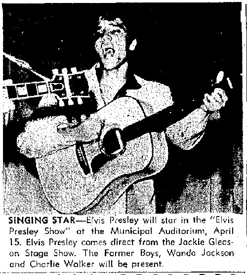 ELVIS 15 AVRIL 1956 