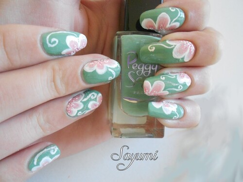 Nail Art Jardin Fleuri