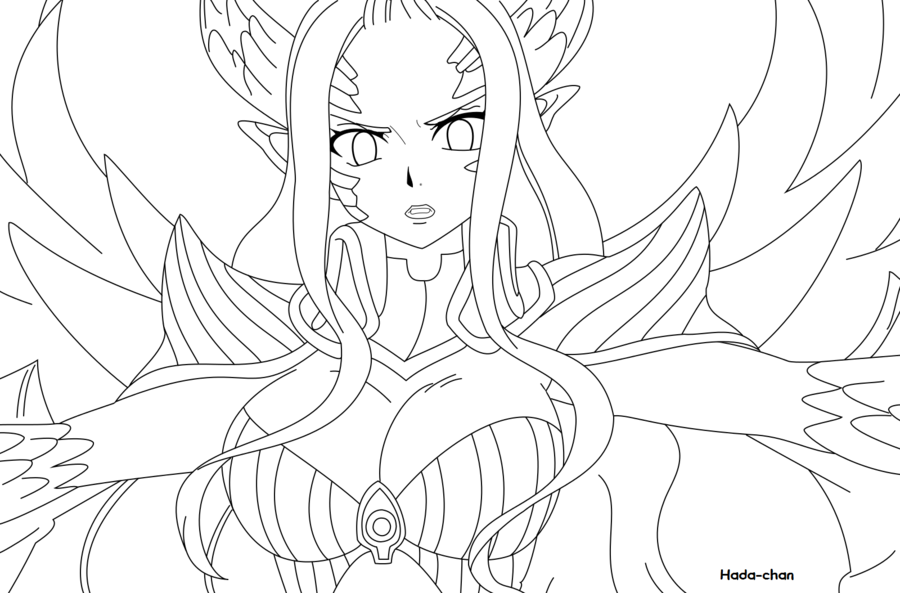 fairy tail lucy coloring pages - photo #23