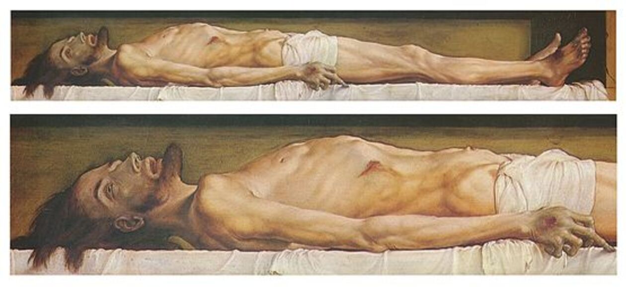 * Le Christ mort au tombeau ( Holbein -1521)