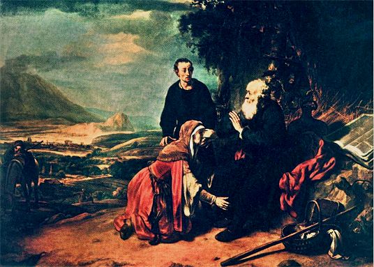 Saint Elisée. Fils de Shafath, prophète de l'ancienne Loi, disciple et successeur d'Elie (9ème s. av JC.)