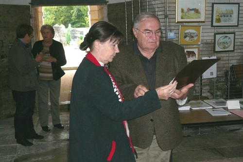 Exposition de peinture à la chapelle de Saint-Phal pour les journées du Patrimoine