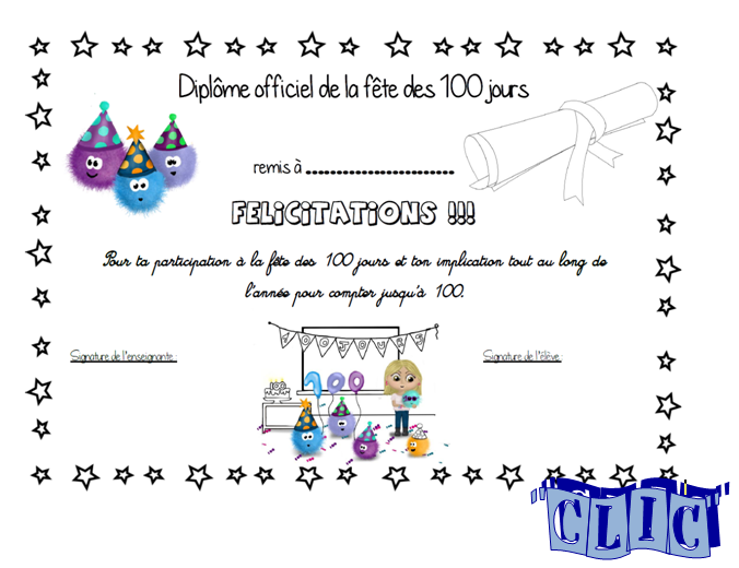 diplome 100 jours