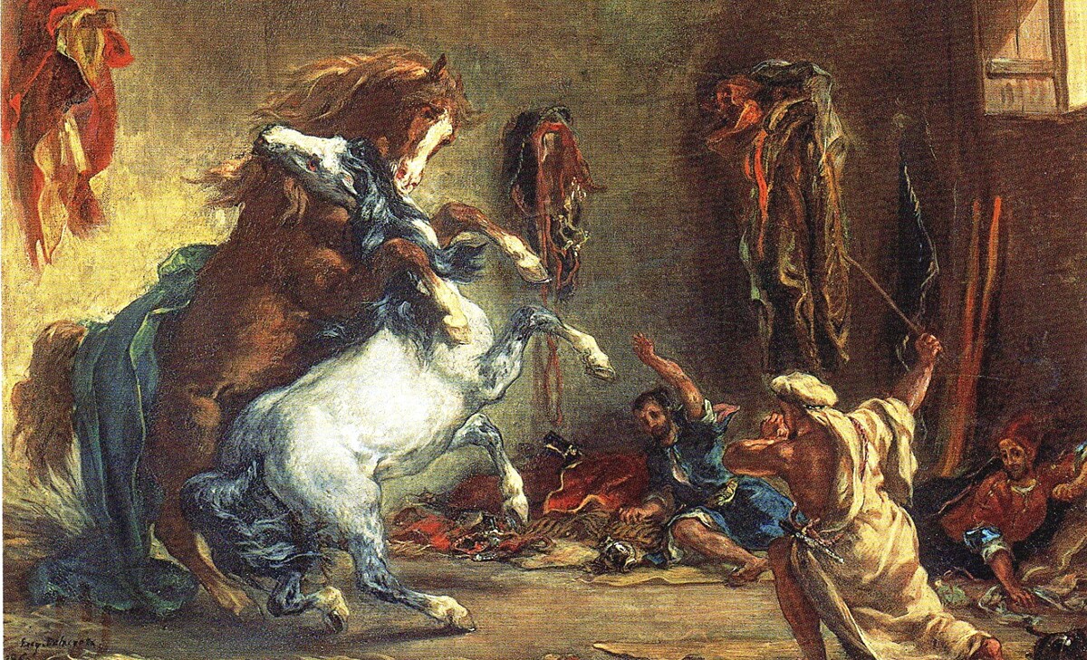 5/ la fureur de peindre / Avec les chevaux  : au fouet de la couleur !