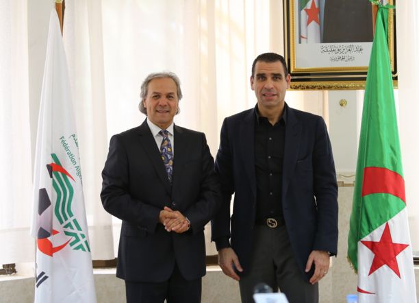 Jeudi 19.10.2017 Madjer installé officilement Entraineur de l'EN, Ighil et Menad Adjoints