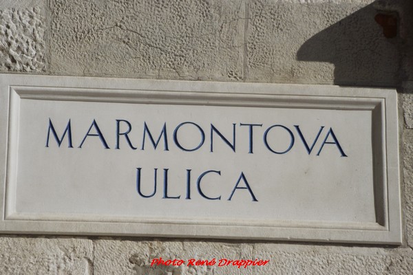 A Split en Croatie, on se souvient encore du Maréchal Marmont, duc de Raguse