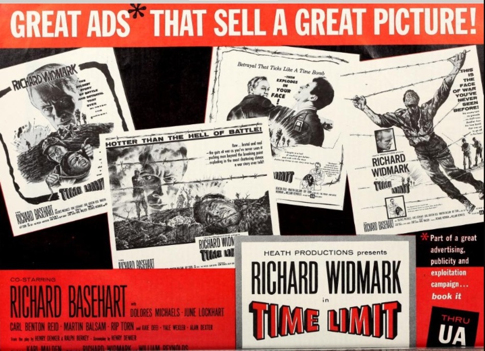 TIME LIMIT box office USA 1957