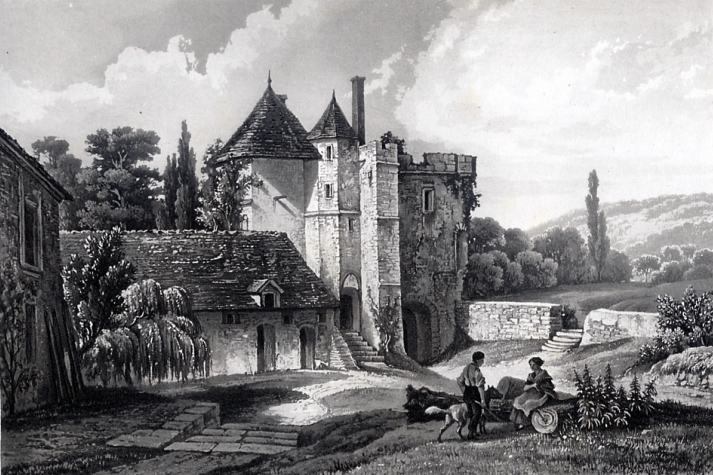 La Porte devers la ville - Château de Tancarville - Seine …