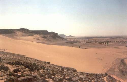 Près de Timimoun, la Sebkha