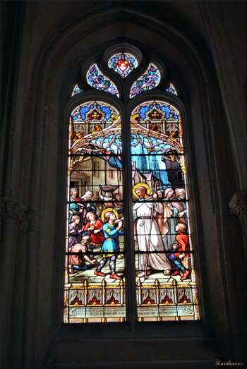 Photos de vitraux de la cathédrale Saint-Corentin